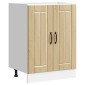 vidaXL Ντουλάπι βάσης νεροχύτη "Lucca" Sonoma Oak Engineered Wood