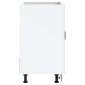 vidaXL Ντουλάπι βάσης νεροχύτη "Lucca" High Gloss White