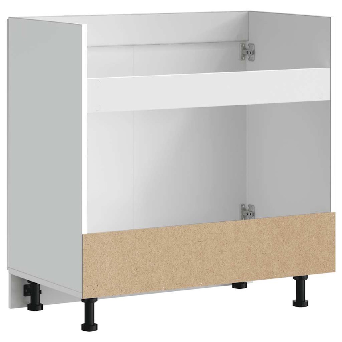 vidaXL Ντουλάπι βάσης νεροχύτη "Lucca" High Gloss White