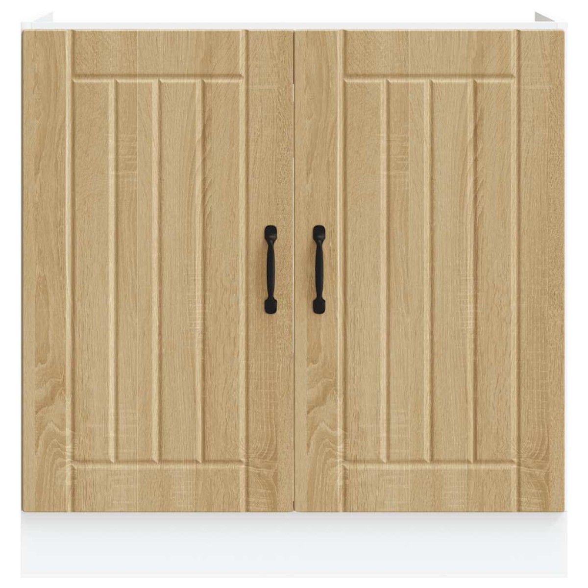 vidaXL Ντουλάπι βάσης νεροχύτη "Lucca" Sonoma Oak Engineered Wood