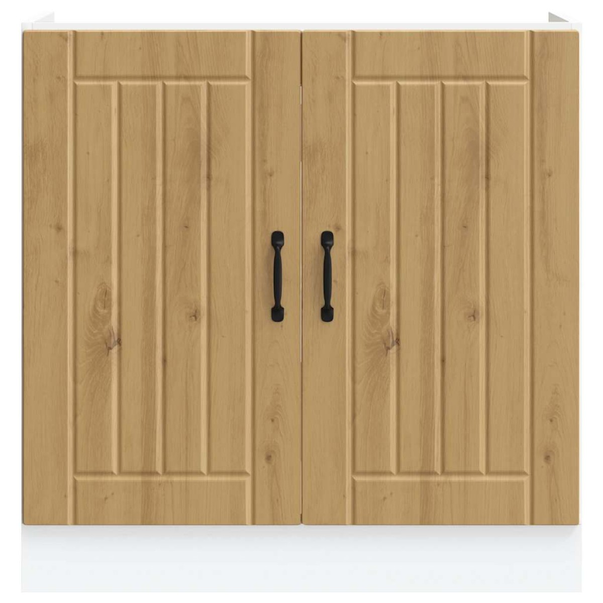 vidaXL Ντουλάπι βάσης νεροχύτη "Lucca" Artisan Oak Engineered Wood