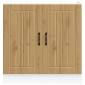 vidaXL Ντουλάπι βάσης νεροχύτη "Lucca" Artisan Oak Engineered Wood