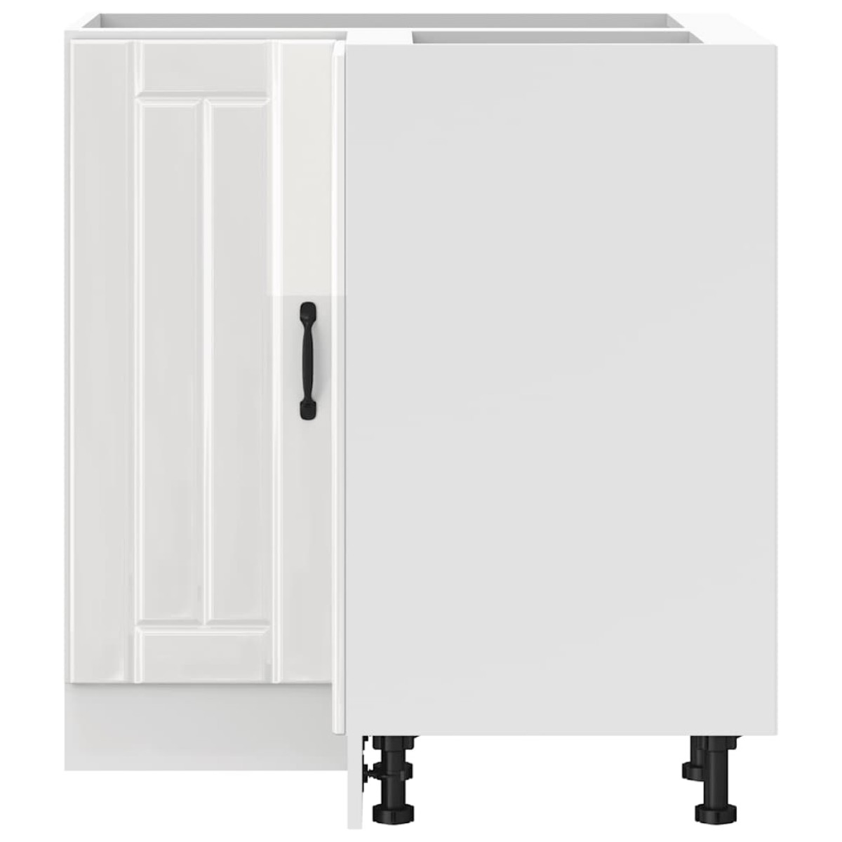 vidaXL Γωνιακό ντουλάπι βάσης κουζίνας "Lucca" High Gloss White