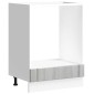 vidaXL Ντουλάπι φούρνου "Lucca" Γκρι Sonoma Κατασκευασμένο ξύλο