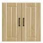 vidaXL ντουλάπι τοίχου κουζίνας "Lucca" Sonoma Oak Engineered Wood