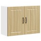 vidaXL ντουλάπι τοίχου κουζίνας "Lucca" Sonoma Oak Engineered Wood