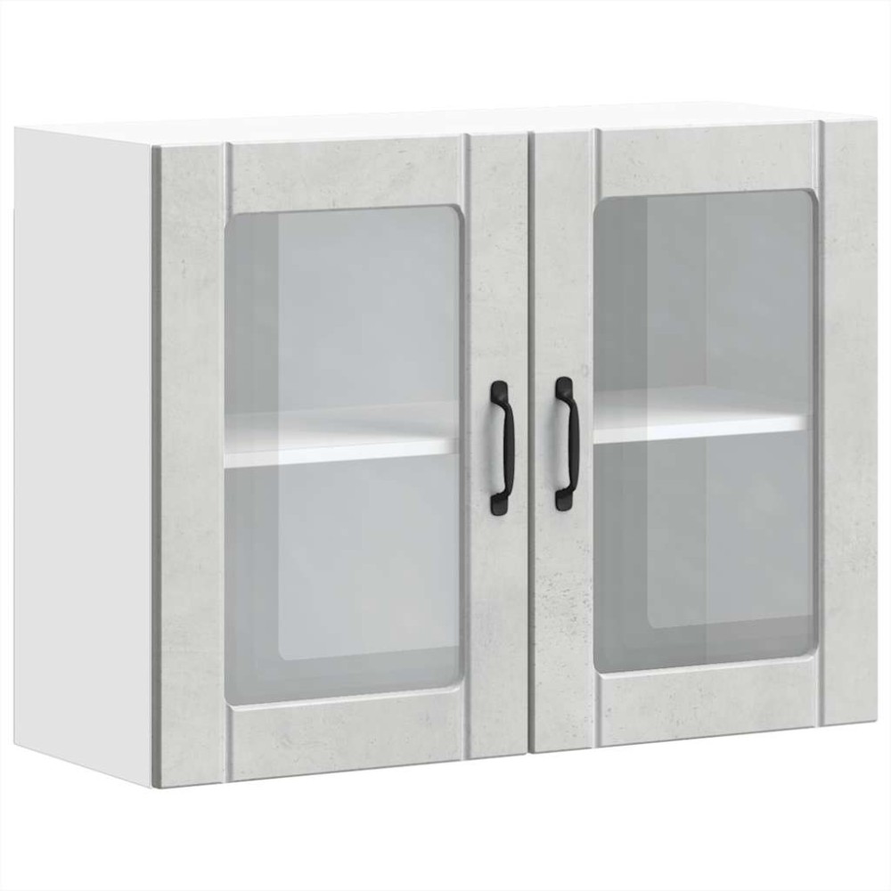 vidaXL Ντουλάπι τοίχου κουζίνας με γυάλινη πόρτα "Lucca"