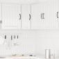 vidaXL Γωνιακό ντουλάπι τοίχου κουζίνας "Lucca" High Gloss White