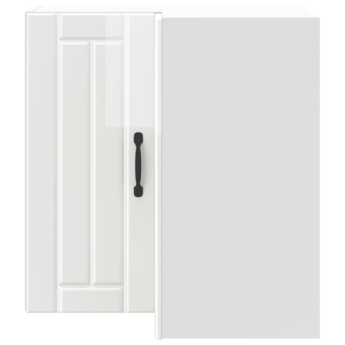 vidaXL Γωνιακό ντουλάπι τοίχου κουζίνας "Lucca" High Gloss White