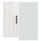 vidaXL Γωνιακό ντουλάπι τοίχου κουζίνας "Lucca" High Gloss White