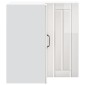 vidaXL Γωνιακό ντουλάπι τοίχου κουζίνας "Lucca" High Gloss White