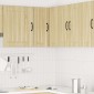 vidaXL γωνιακό ντουλάπι κουζίνας τοίχου "Lucca" Sonoma Oak