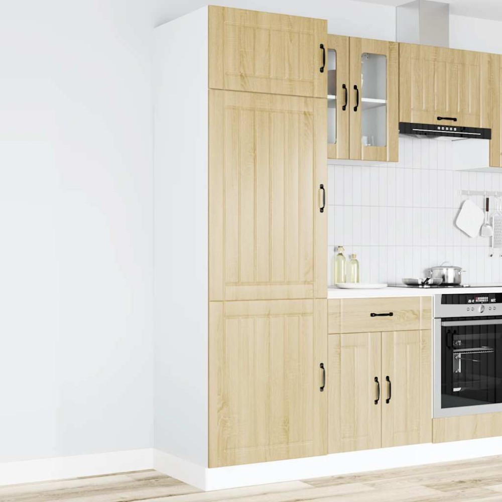 vidaXL Ντουλάπι κουζίνας "Lucca" Sonoma Oak Engineered Wood
