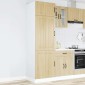 vidaXL Ντουλάπι κουζίνας "Lucca" Sonoma Oak Engineered Wood