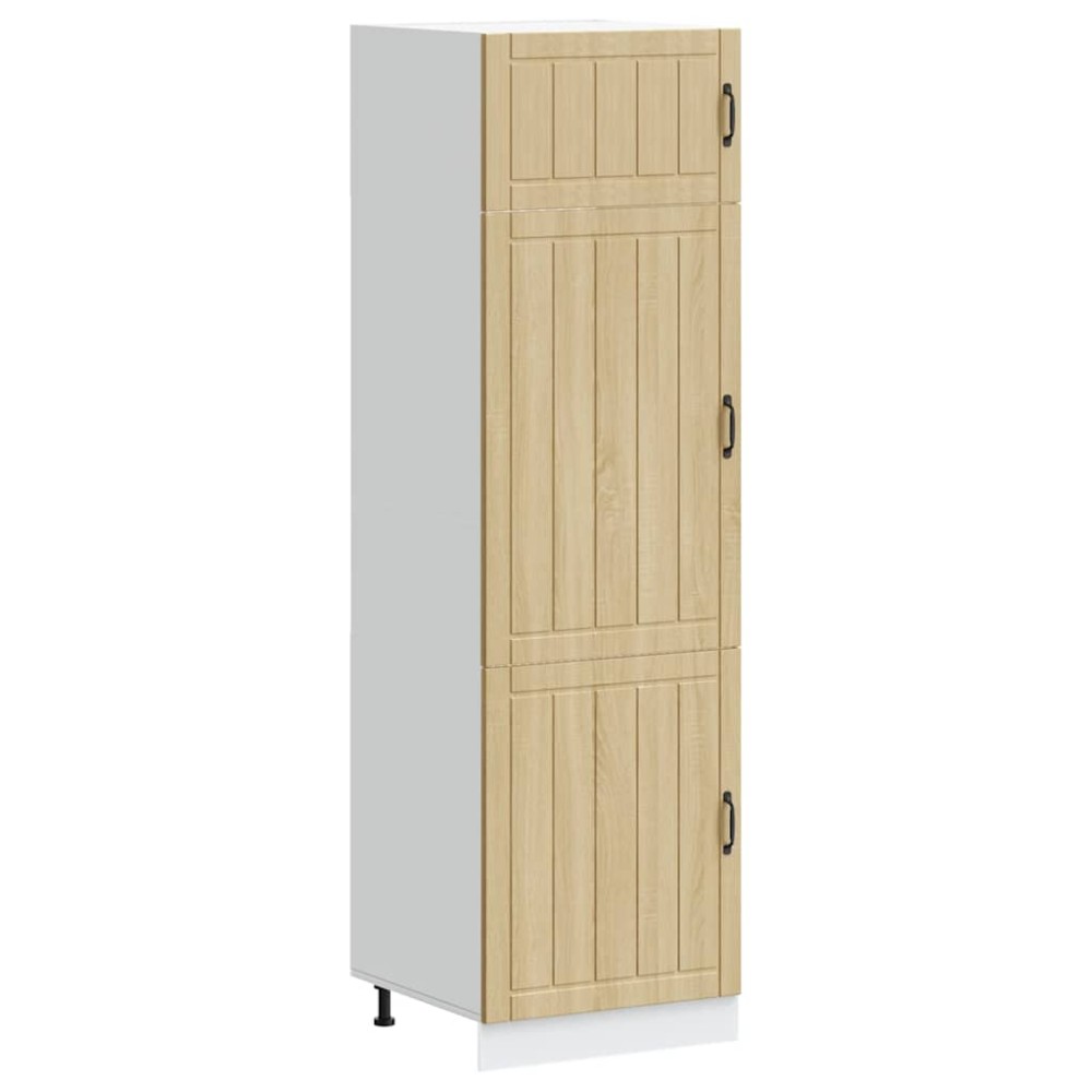 vidaXL Ντουλάπι κουζίνας "Lucca" Sonoma Oak Engineered Wood