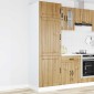 vidaXL Ντουλάπι κουζίνας "Lucca" Artisan Oak Engineered Wood
