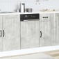 vidaXL Πλυντήριο πιάτων Πίνακας Lucca Σκυρόδεμα Γκρι