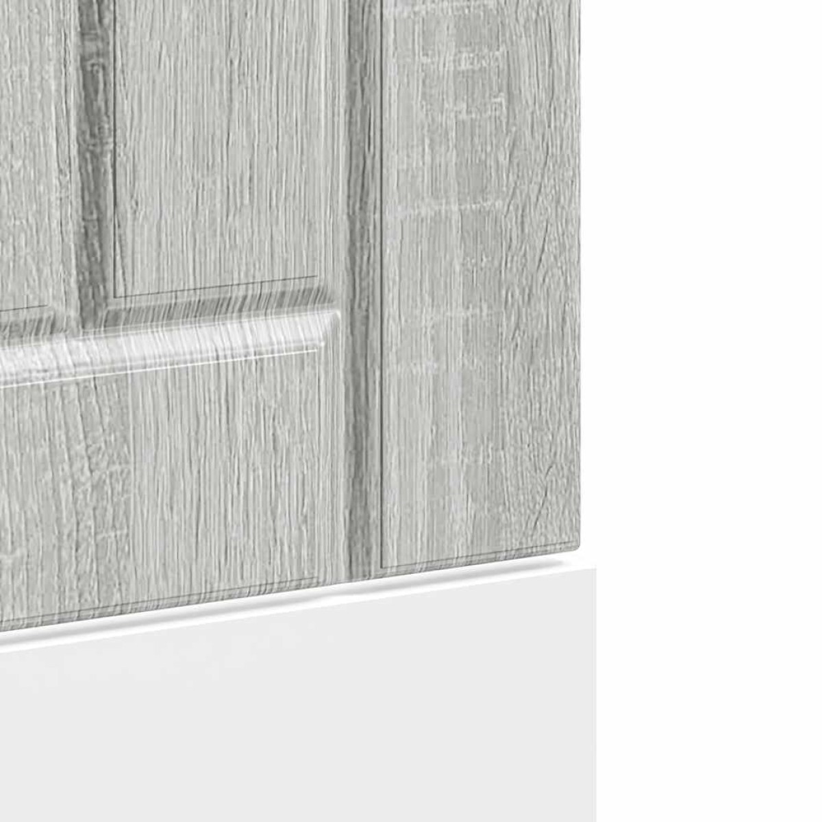 vidaXL Πίνακας πλυντηρίου πιάτων Lucca Γκρι Sonoma