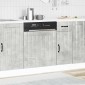 vidaXL Πλυντήριο πιάτων Πίνακας Lucca Σκυρόδεμα Γκρι