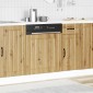 vidaXL Πίνακας πλυντηρίου πιάτων Lucca Artisan Δρυς από Επεξεργασμένο Ξύλο