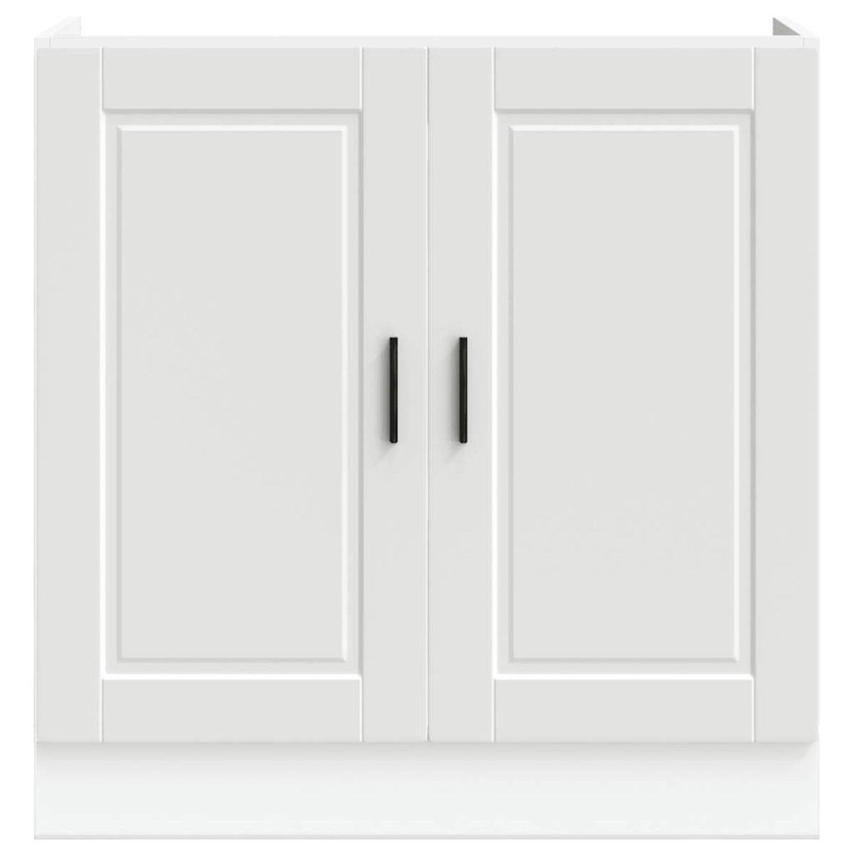 vidaXL Ντουλάπι βάσης νεροχύτη Porto Λευκό 80x46x81,5 cm