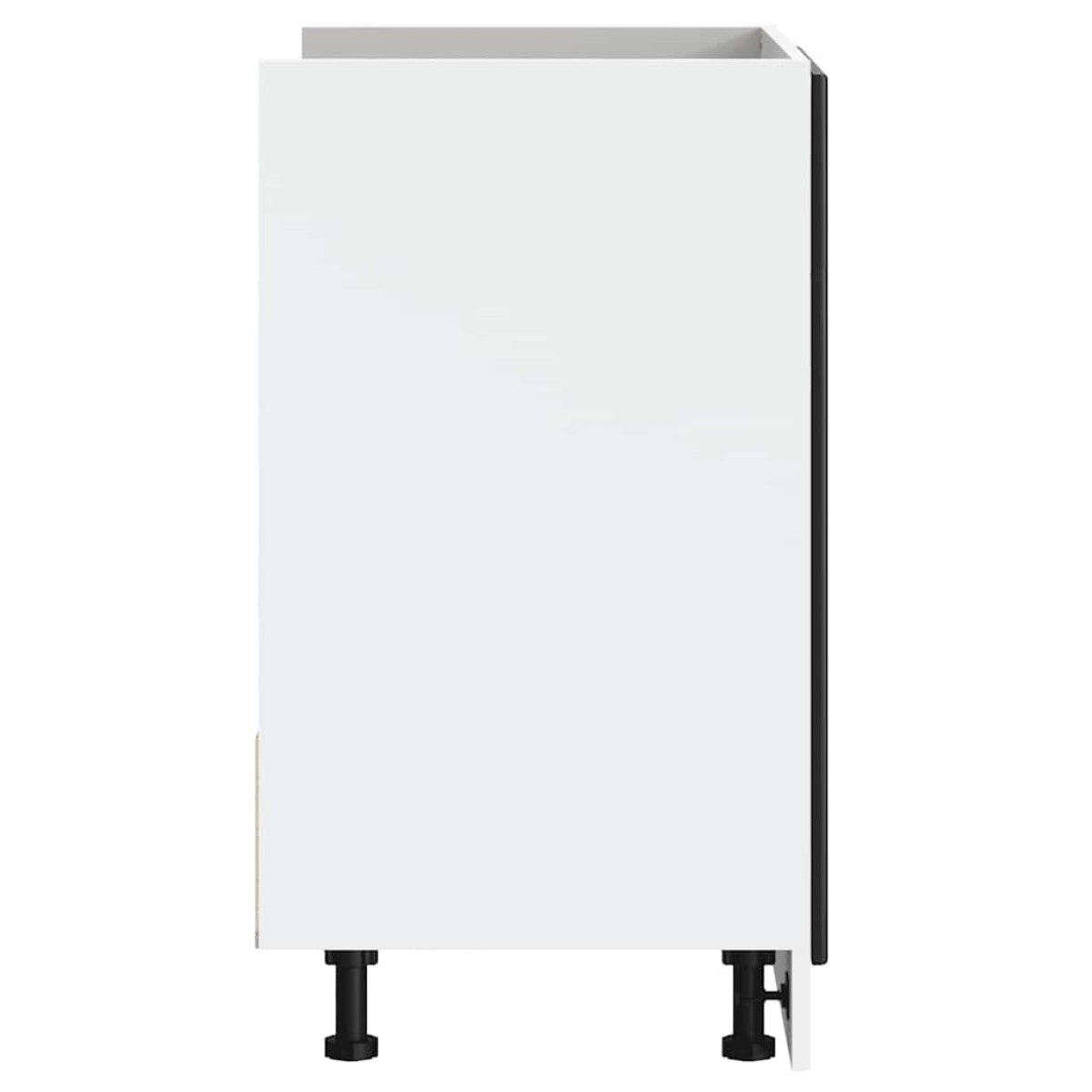 vidaXL Ντουλάπι βάσης νεροχύτη Porto Μαύρο 80x46x81,5 cm