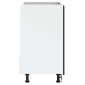 vidaXL Ντουλάπι βάσης νεροχύτη Porto Μαύρο 80x46x81,5 cm