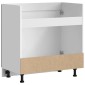 vidaXL Ντουλάπι βάσης νεροχύτη Porto Μαύρο 80x46x81,5 cm