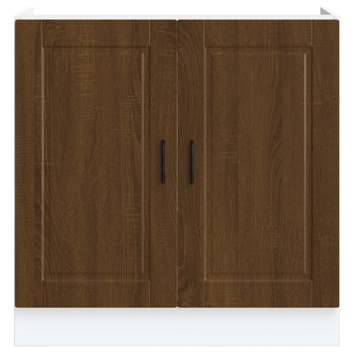 vidaXL Ντουλάπι βάσης νεροχύτη Porto Καφέ Δρυς 80x46x81,5 cm
