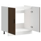 vidaXL Ντουλάπι βάσης νεροχύτη Porto Καφέ Δρυς 80x46x81,5 cm