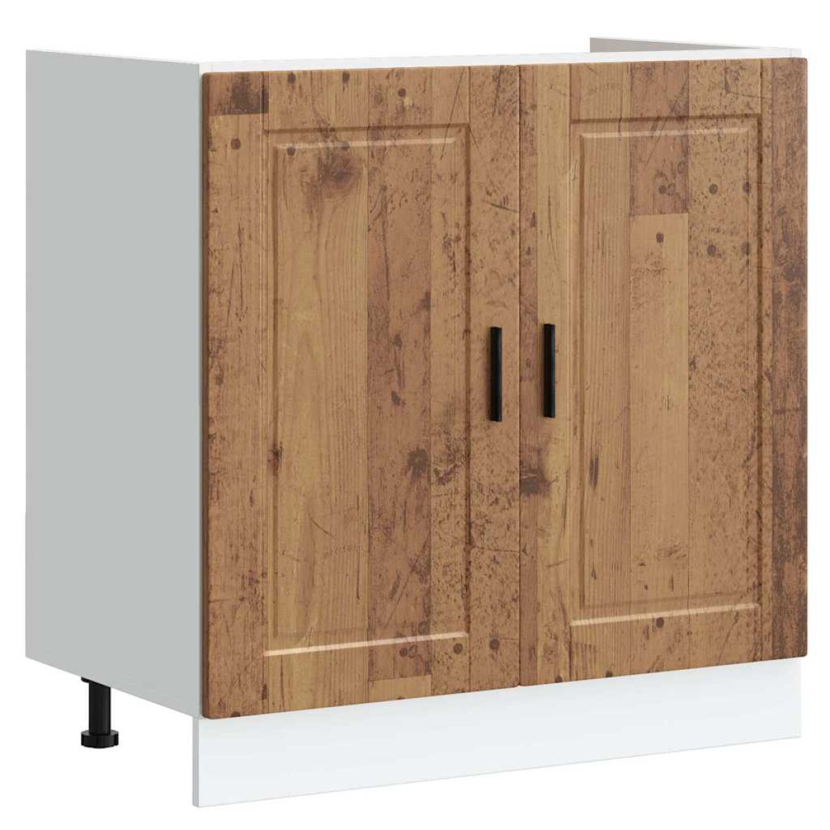 vidaXL Ντουλάπι βάσης νεροχύτη Porto Παλιό Ξύλο 80x46x81,5 cm