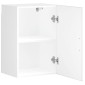 vidaXL ντουλάπι τοίχου κουζίνας "Porto" Υψηλή στιλπνότητα λευκό