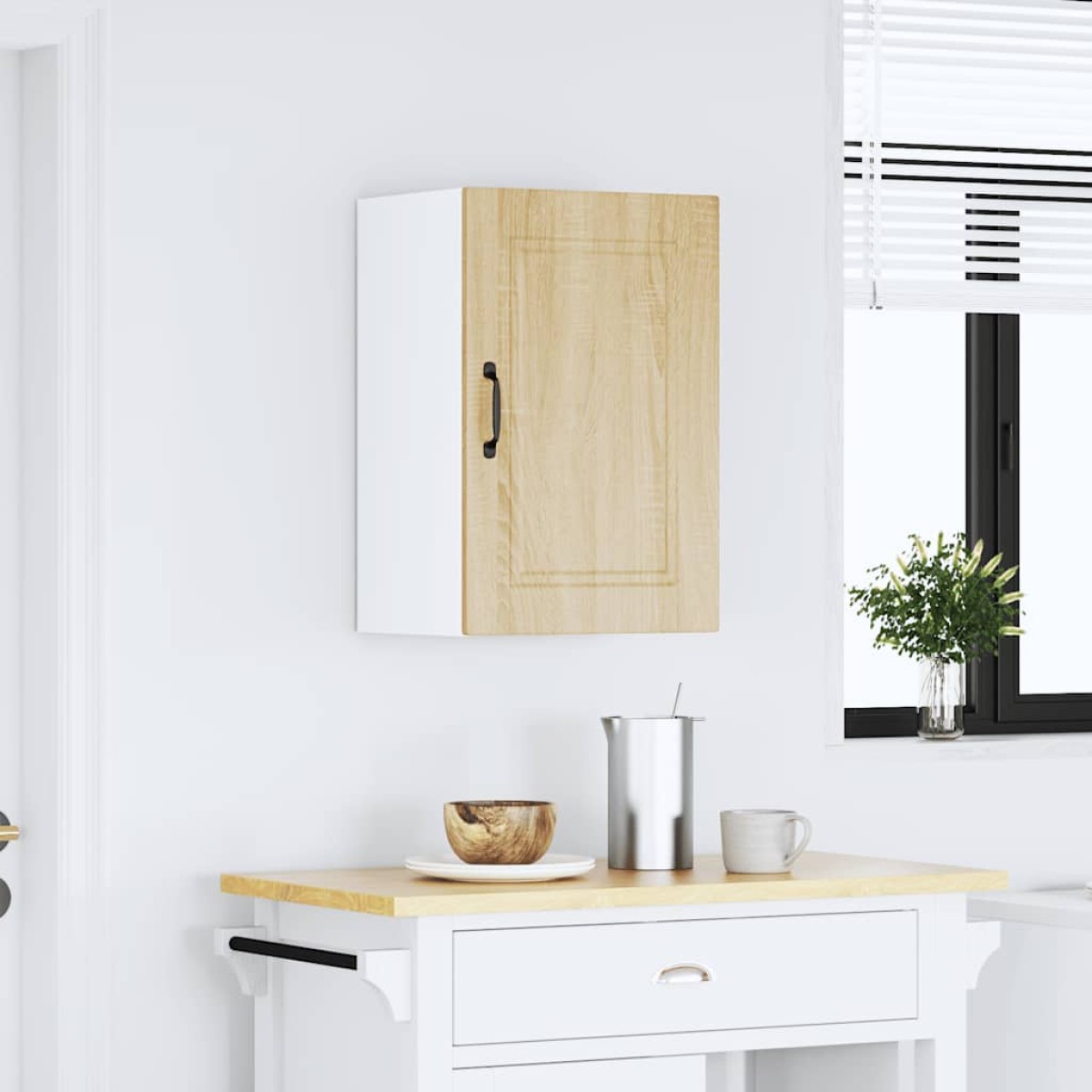 vidaXL ντουλάπι τοίχου κουζίνας "Porto" Sonoma Oak Engineered Wood