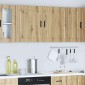 vidaXL ντουλάπια τοίχου κουζίνας 2 τεμάχια "Porto" Artisan Oak