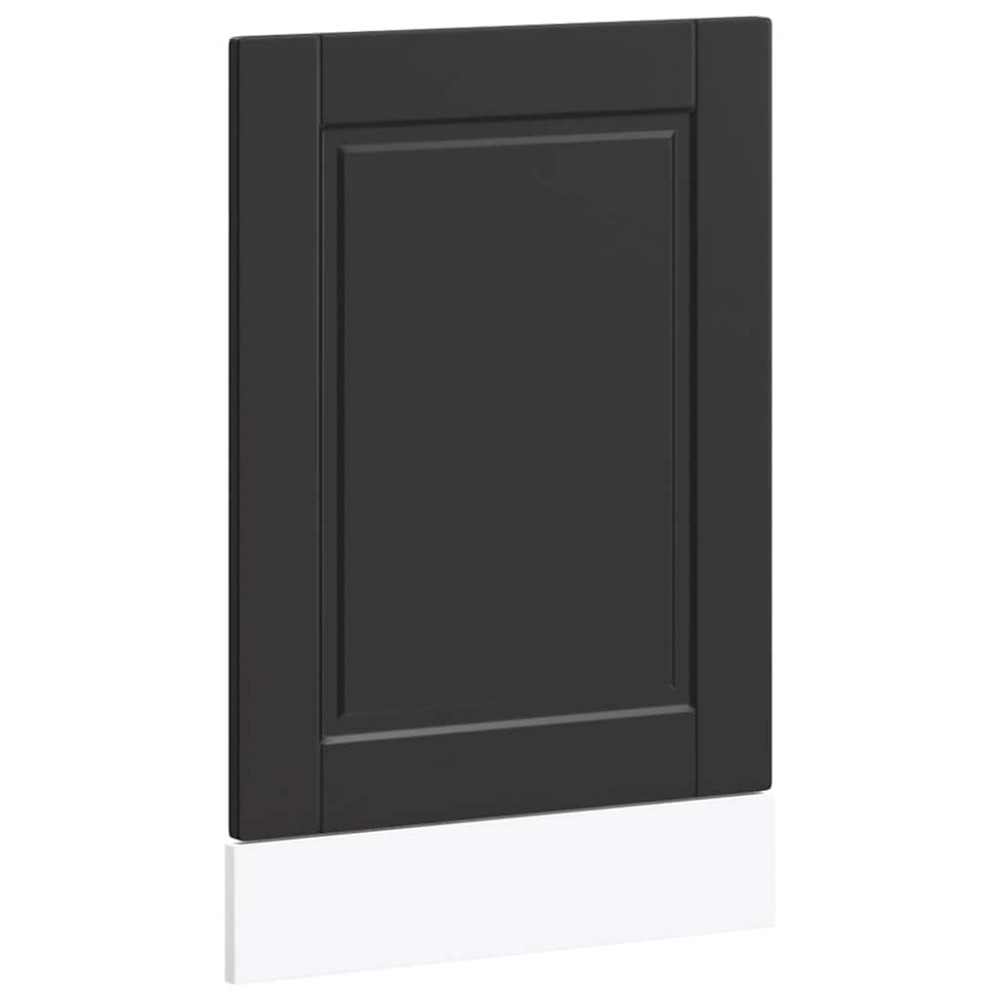 vidaXL Πίνακας πλυντηρίου πιάτων Porto Μαύρο 45x1,5x57 εκ.