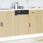 vidaXL Πίνακας πλυντηρίου πιάτων Porto Δρυς Sonoma 45x1,5x57 εκ.