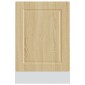 vidaXL Πίνακας πλυντηρίου πιάτων Porto Δρυς Sonoma 45x1,5x57 εκ.