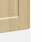vidaXL Πίνακας πλυντηρίου πιάτων Porto Δρυς Sonoma 45x1,5x57 εκ.