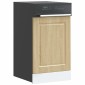 vidaXL Πίνακας πλυντηρίου πιάτων Porto Δρυς Sonoma 45x1,5x57 εκ.