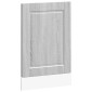 vidaXL Πίνακας πλυντηρίου πιάτων Porto Γκρι sonoma 45x1,5x57 εκ.