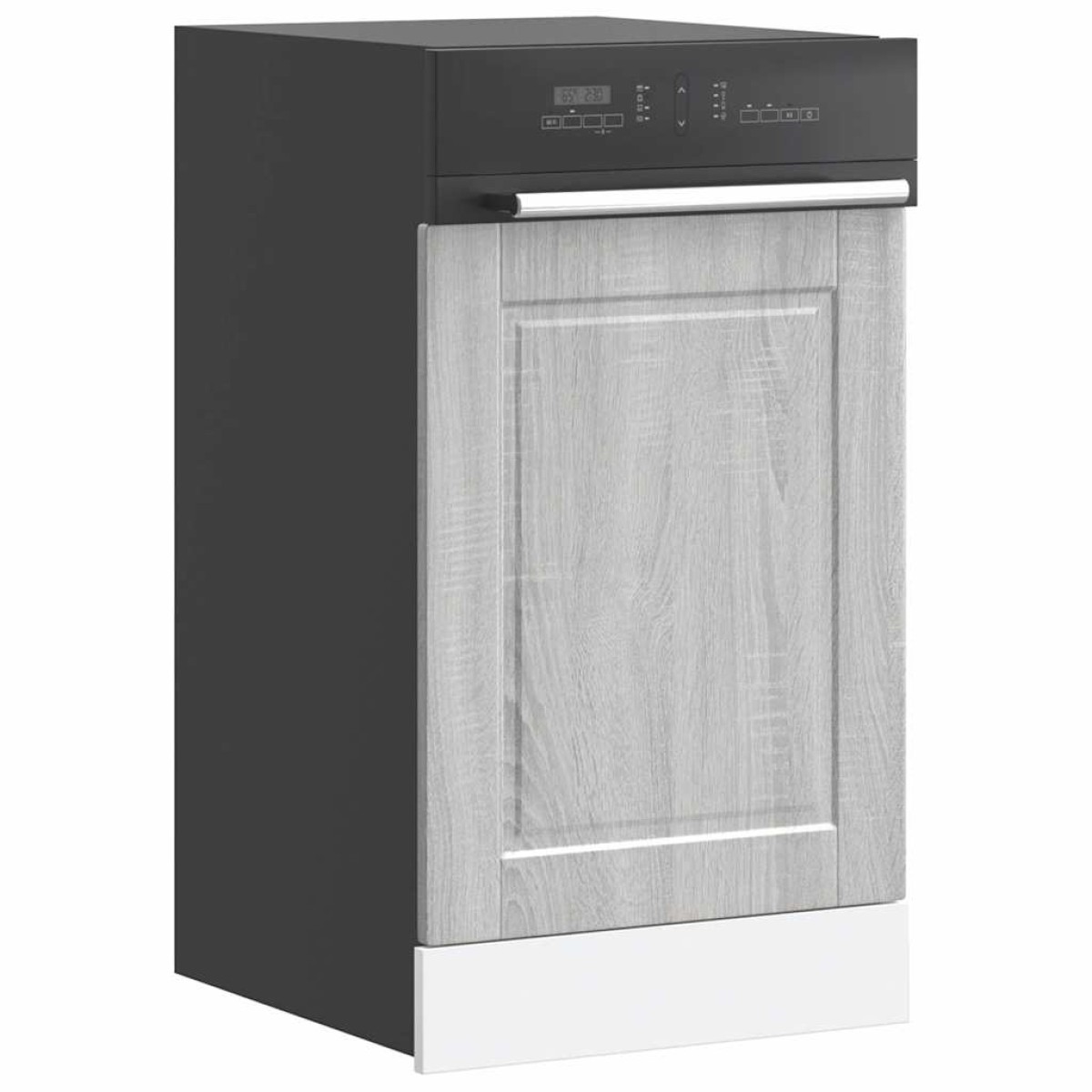 vidaXL Πίνακας πλυντηρίου πιάτων Porto Γκρι sonoma 45x1,5x57 εκ.