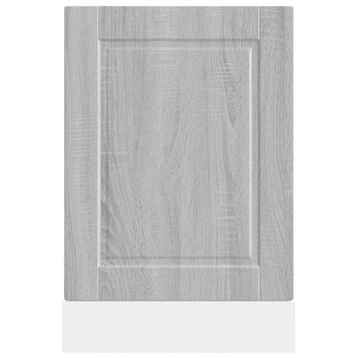 vidaXL Πίνακας πλυντηρίου πιάτων Porto Γκρι sonoma 45x1,5x57 εκ.