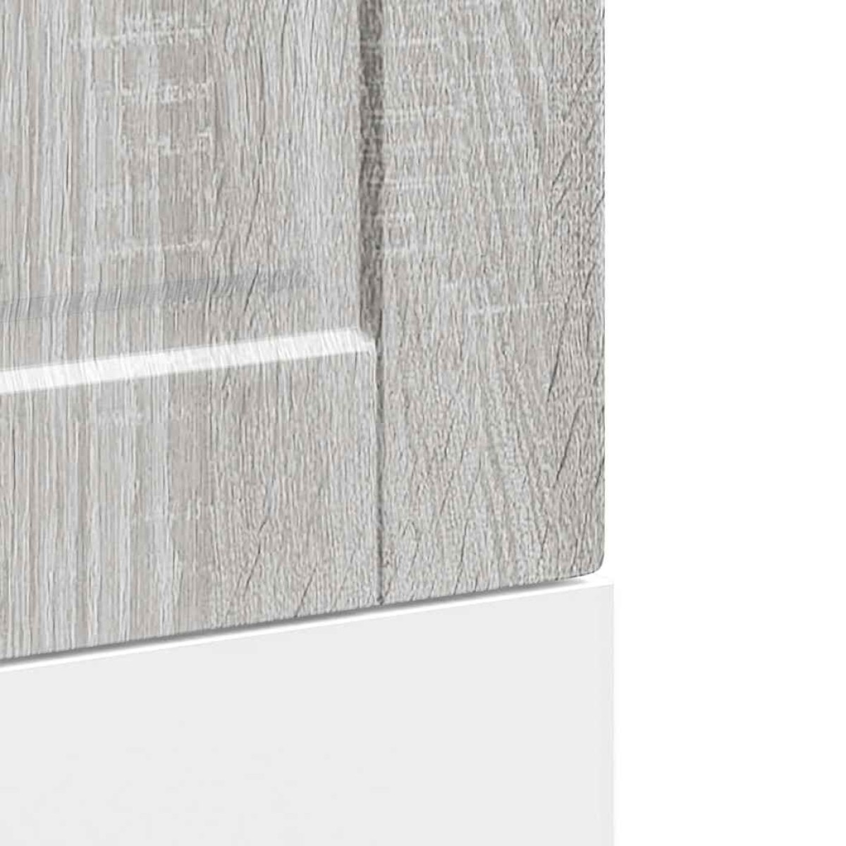 vidaXL Πίνακας πλυντηρίου πιάτων Porto Γκρι sonoma 45x1,5x57 εκ.