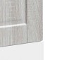 vidaXL Πίνακας πλυντηρίου πιάτων Porto Γκρι sonoma 45x1,5x57 εκ.
