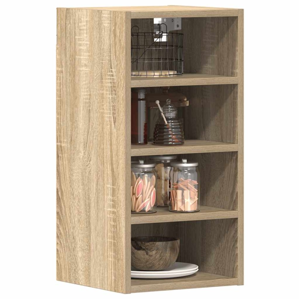 vidaXL Κρεμαστό Ντουλάπι "Riga" Ξύλο Sonoma Δρυς 30x29,5x60 εκ. από Τεχνητό Ξύλο