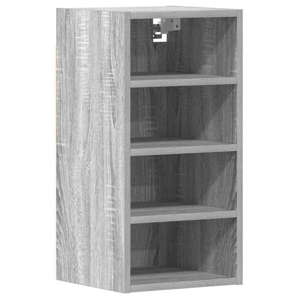 vidaXL Κρεμαστό Ντουλάπι "Riga" Γκρι Sonoma 30x29,5x60 εκ. από Τεχνητό Ξύλο