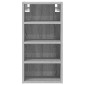 vidaXL Κρεμαστό Ντουλάπι "Riga" Γκρι Sonoma 30x29,5x60 εκ. από Τεχνητό Ξύλο