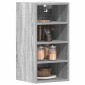 vidaXL Κρεμαστό Ντουλάπι "Riga" Γκρι Sonoma 30x29,5x60 εκ. από Τεχνητό Ξύλο
