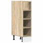 vidaXL Ντουλάπι Δαπέδου Riga Sonoma Δρυς 20x44,5x81,5 εκ. Ξύλο