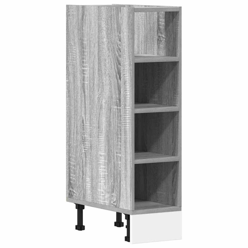 vidaXL Ντουλάπι "Riga" Γκρι Sonoma 20x44,5x81,5 εκ. από Τεχνητό Ξύλο